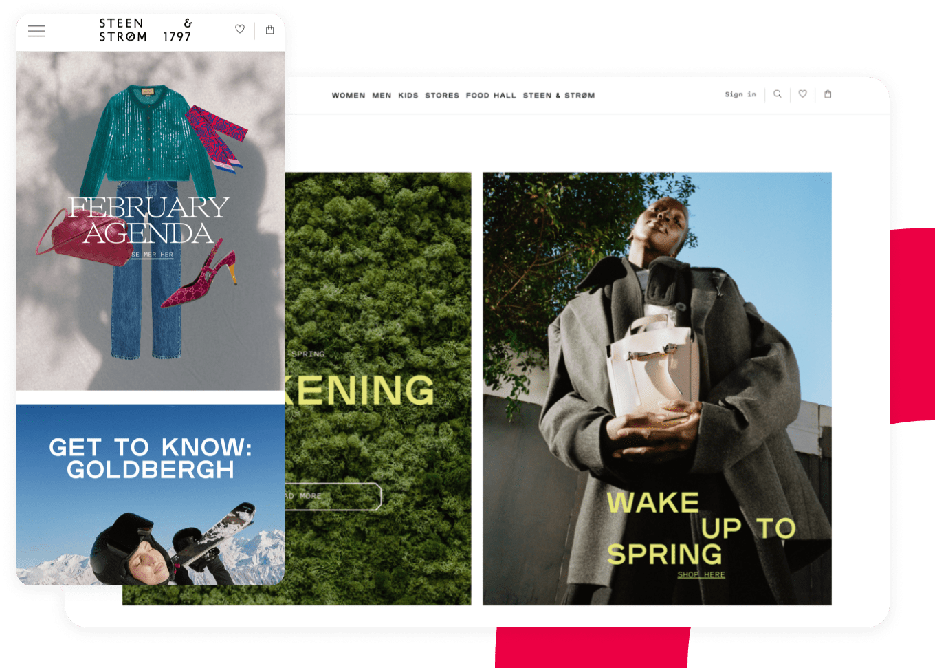 Site e-commerce client Wishibam - Steen and Strøm