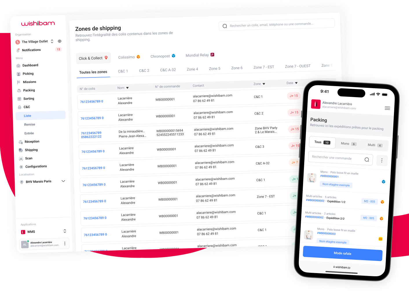 Plateforme omnicanale Wishibam